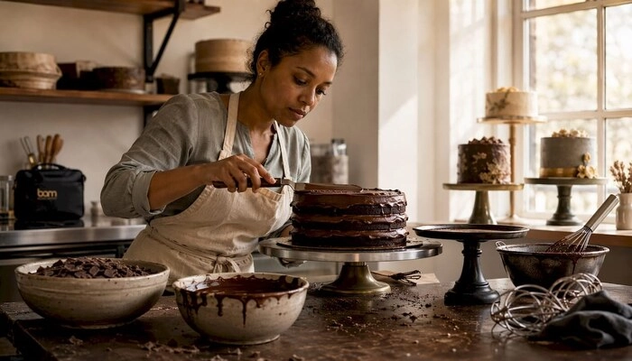 ganache layering explained: ratios tools and technique