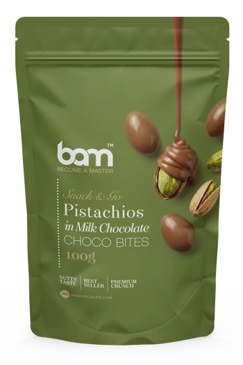 Pistachios in Milk Chocolate, 100 g