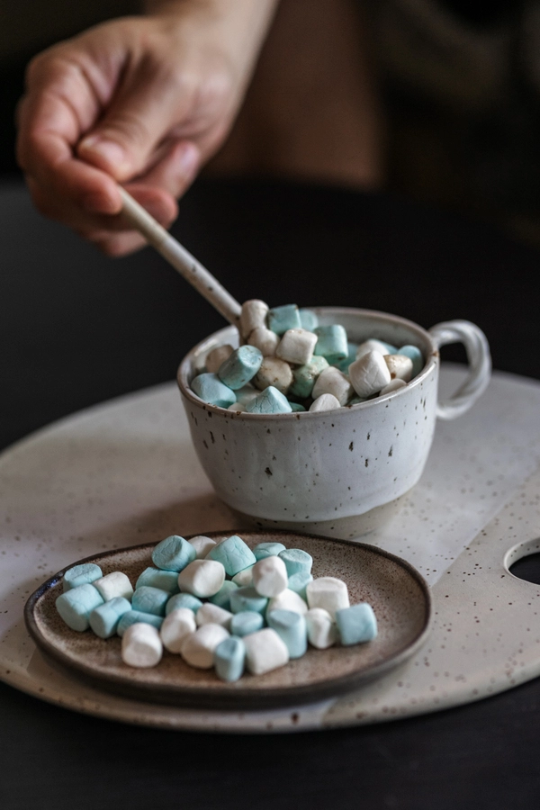 Mini White&Blue Marshmallows, 250 g