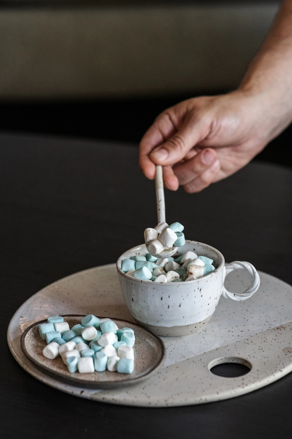 Mini White&Blue Marshmallows, 250 g