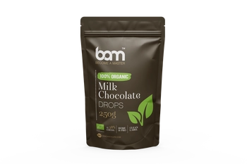 Organic milk chocolate, 250g