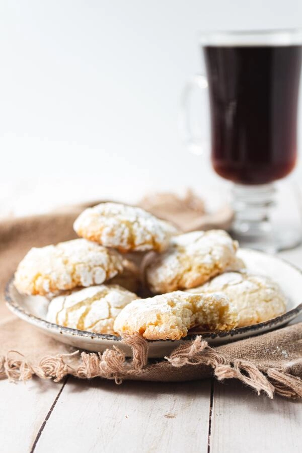 lemon crinkle cookies