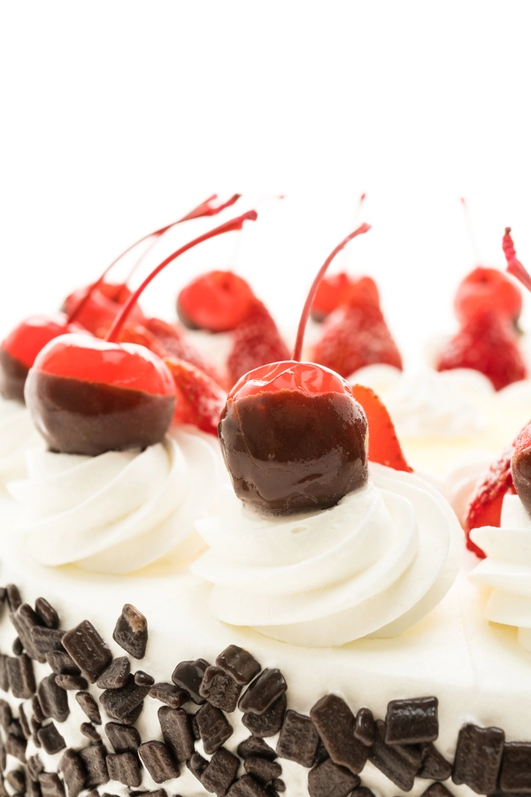 a well-known german dessert: the black forest cake