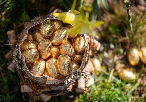chocolate eggs a little differently