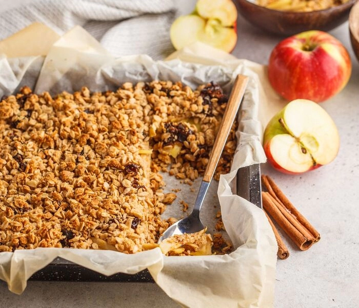 simple apple crumble