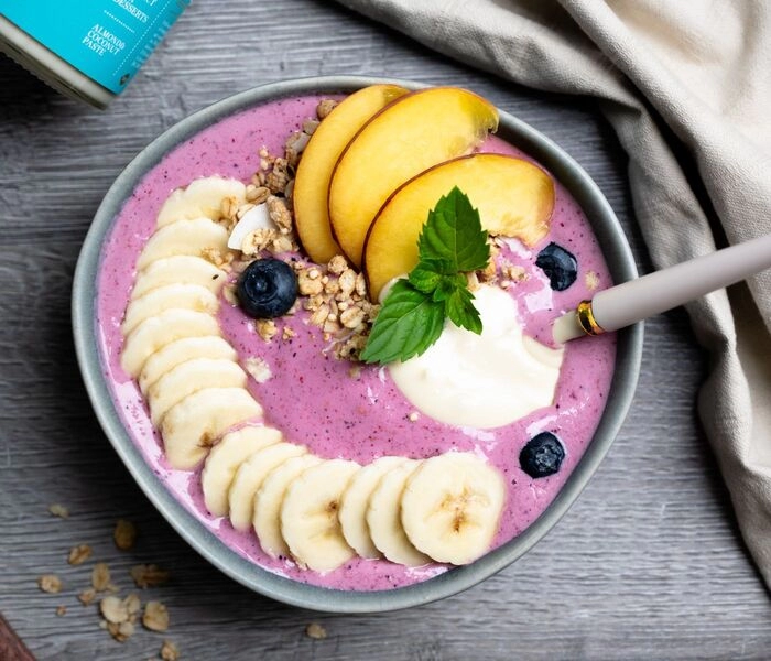 healthy breakfast with fit sweet bowl