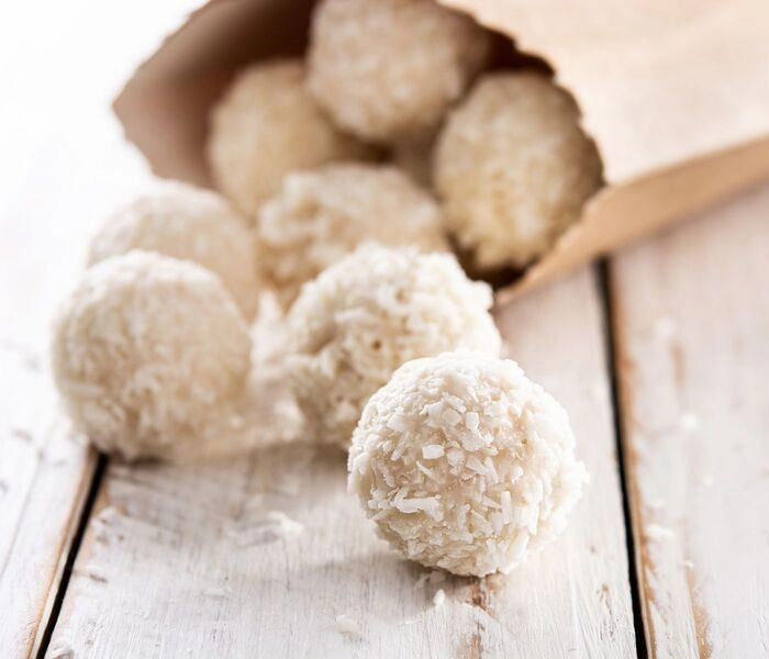 protein coconut balls