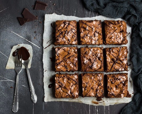 brownies with chocolate
