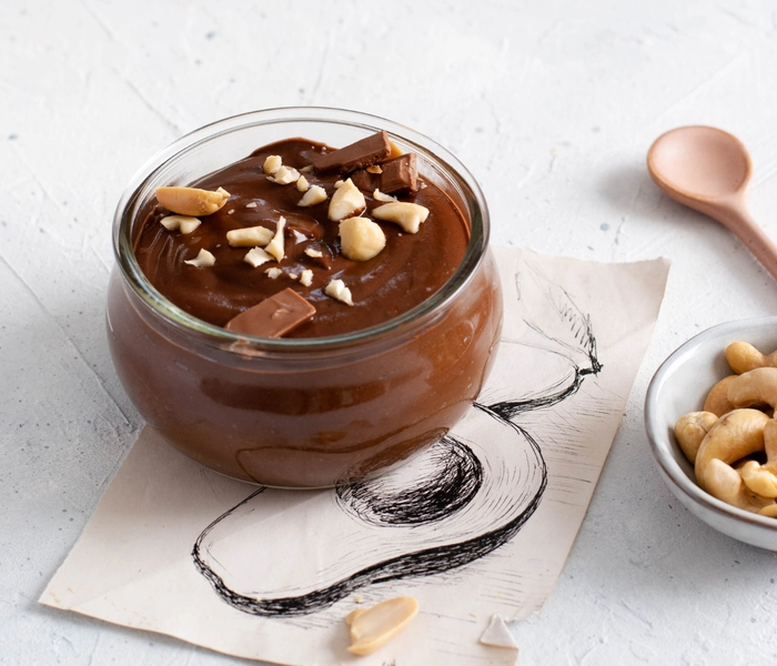 fit chocolate pudding with avocado