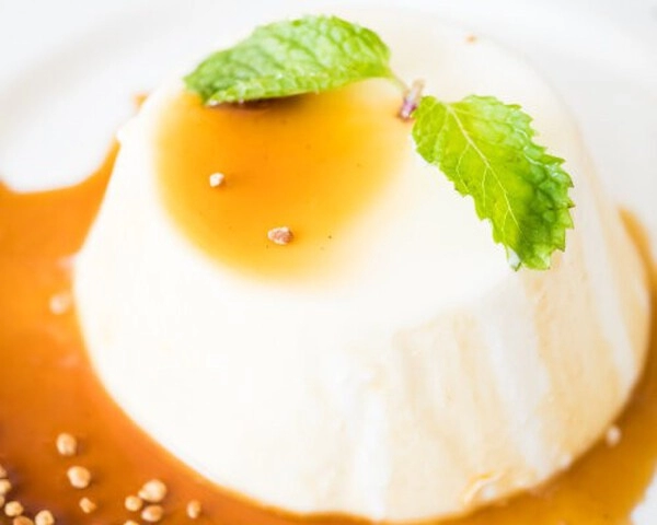 passion fruit panna cotta