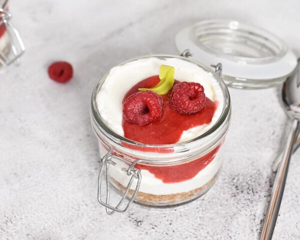 cheesecake in a glass