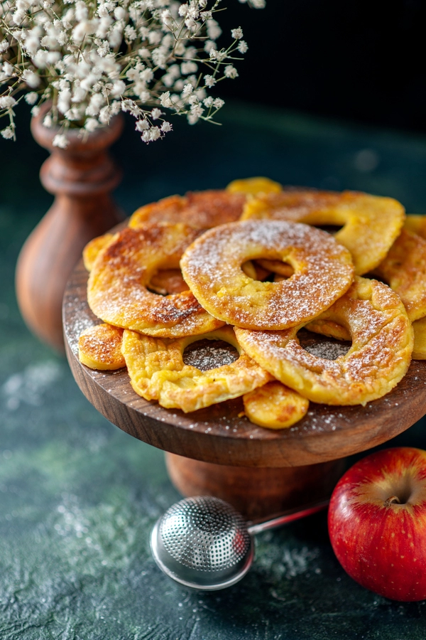 fried apple rings